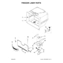 Jenn-Air JFX2897DRP00 freezer liner parts diagram