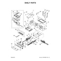 Jenn-Air JFX2897DRP00 shelf parts diagram