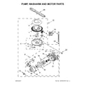 Maytag MDB8959SFZ4 pump, washarm and motor parts diagram