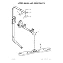 Maytag MDB8959SFZ4 upper wash and rinse parts diagram