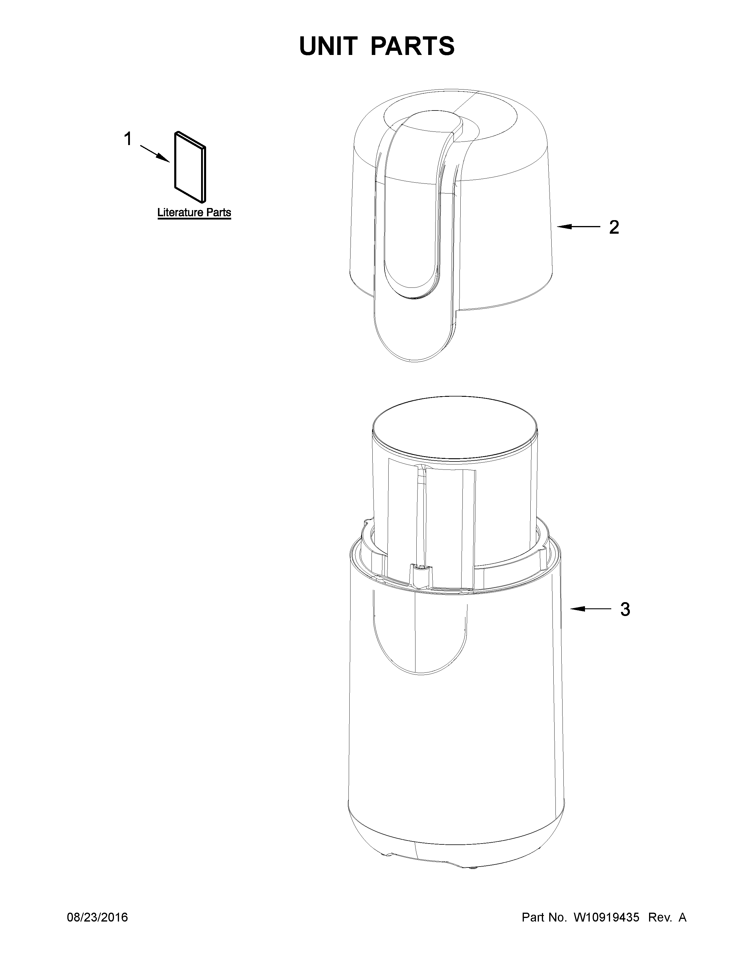 KitchenAid BCG211OB0 unit parts diagram