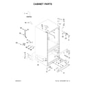 Whirlpool WRF560SEYB00 cabinet parts diagram
