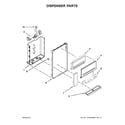 Whirlpool WRF560SEYB00 dispenser parts diagram