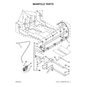 Whirlpool WFG540H0EB1 manifold parts diagram