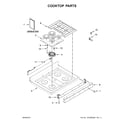 Maytag MGR8700DB3 cooktop parts diagram