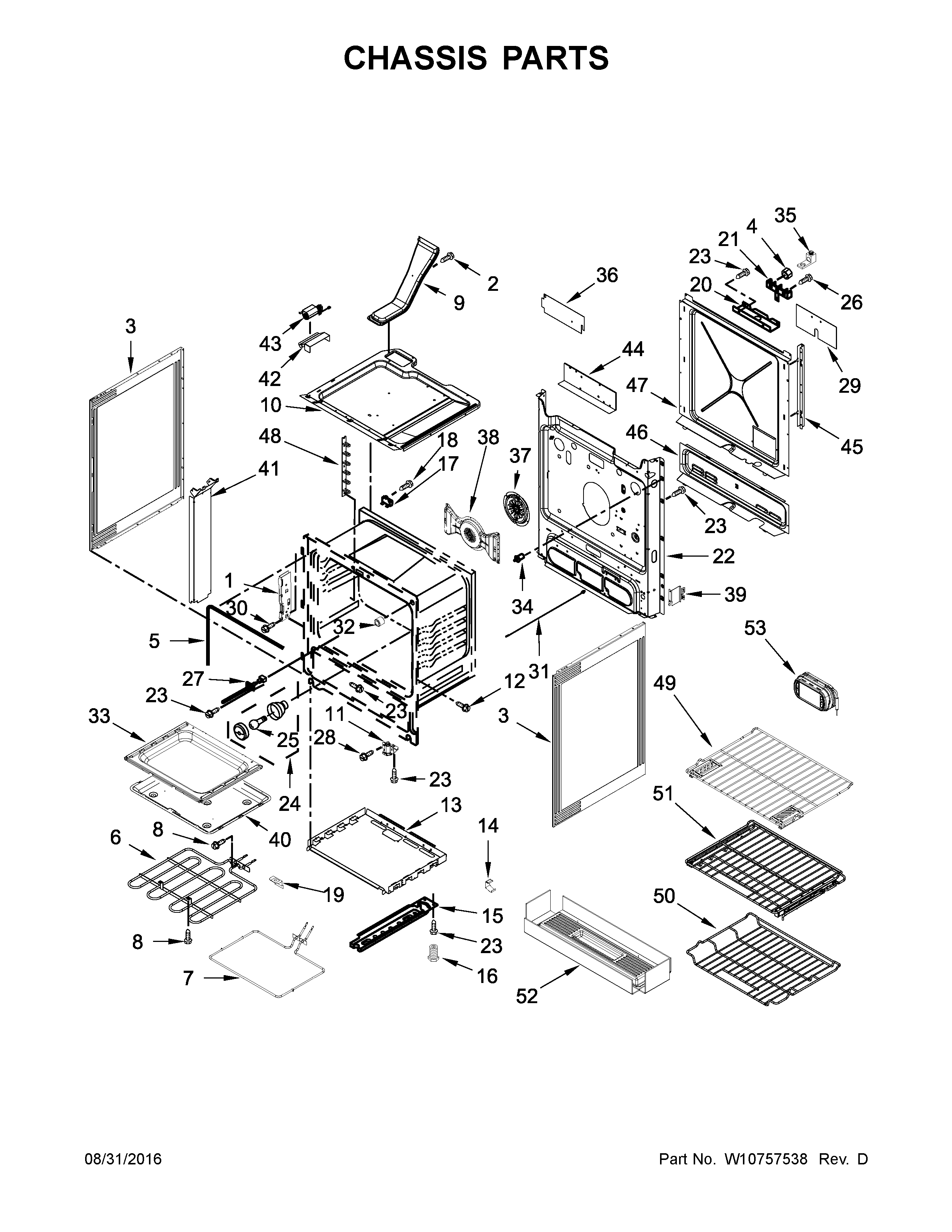 KitchenAid KSEB900EBL0 chassis parts diagram