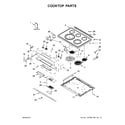 KitchenAid YKSEB900EBL0 cooktop parts diagram