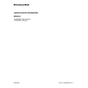 KitchenAid KDTM354EBS1 cover sheet diagram