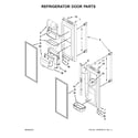 Maytag MFI2269FRW00 refrigerator door parts diagram