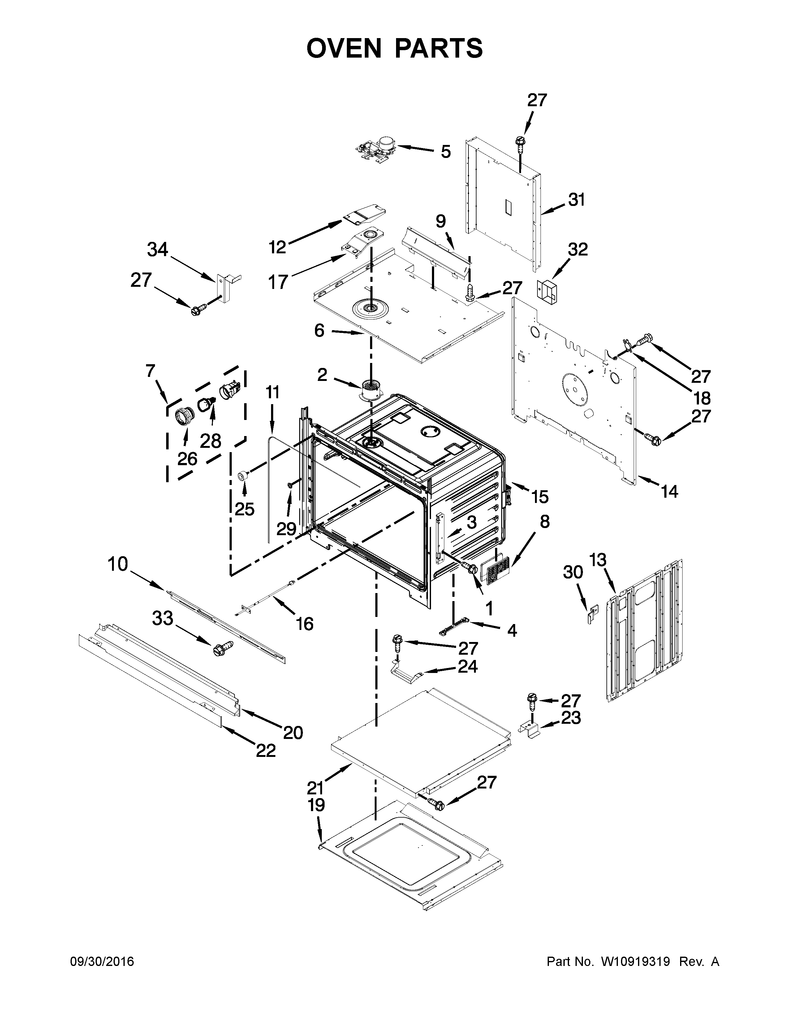 Maytag MEW9530FB00 oven parts diagram