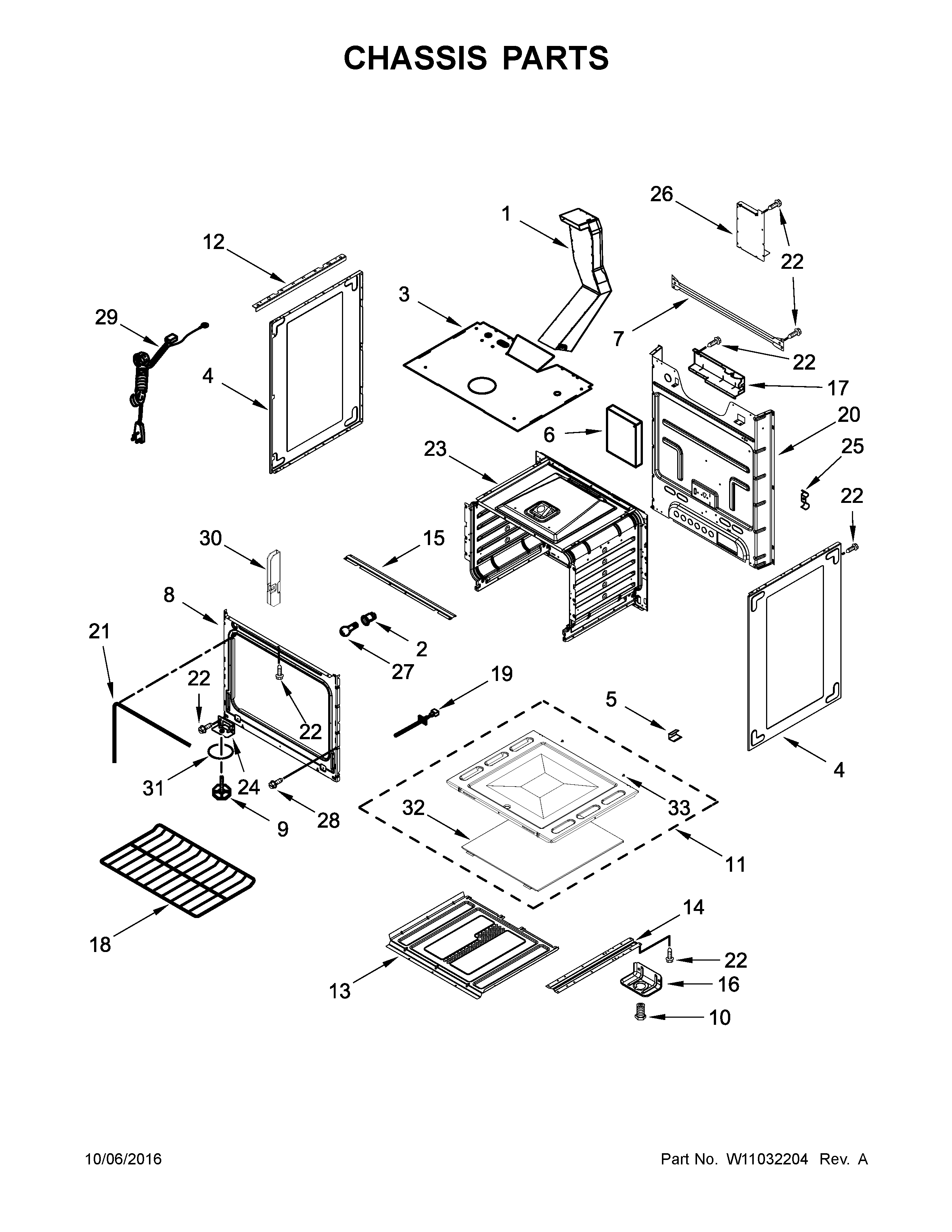 Amana AGR5330BAB1 chassis parts diagram