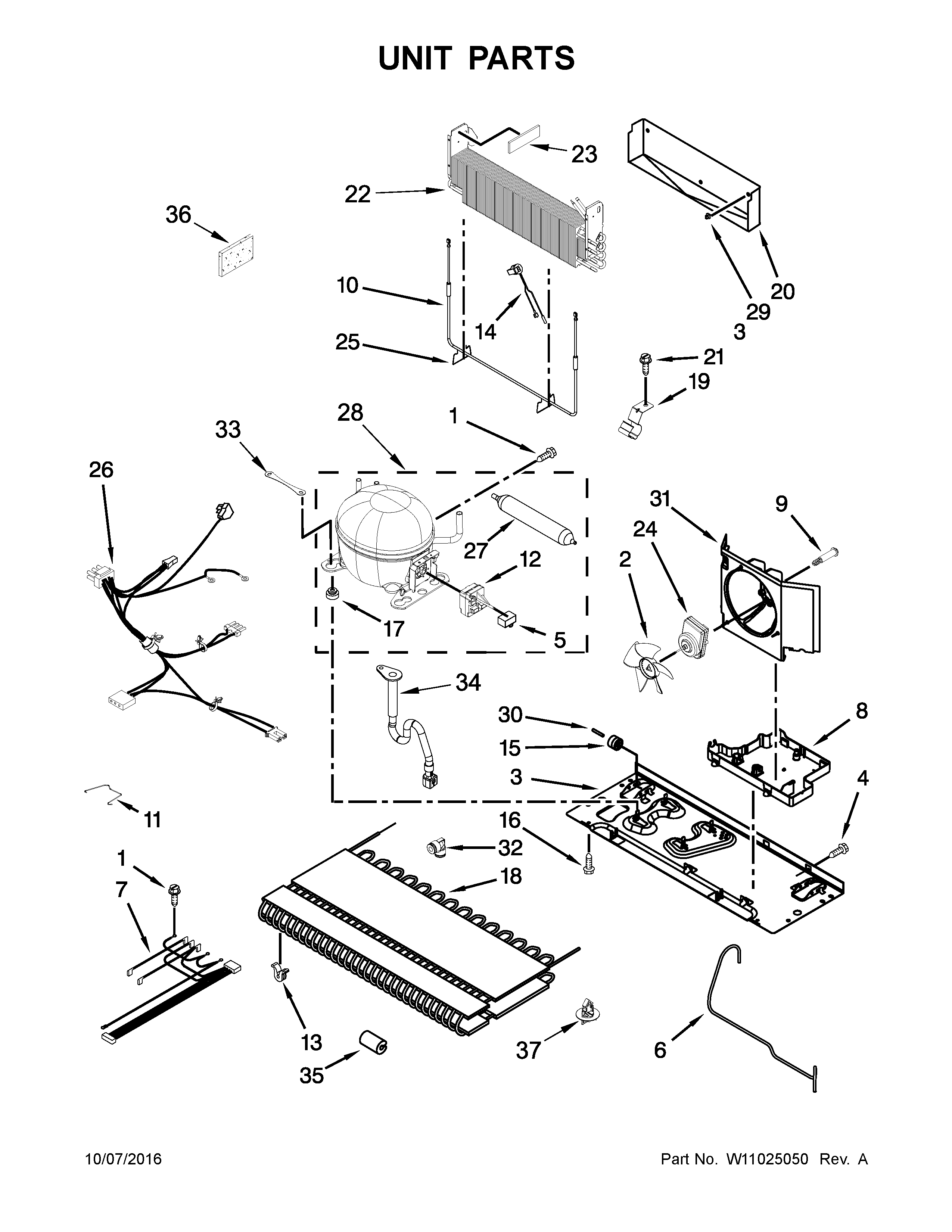 Maytag MFI2269FRZ02 unit parts diagram
