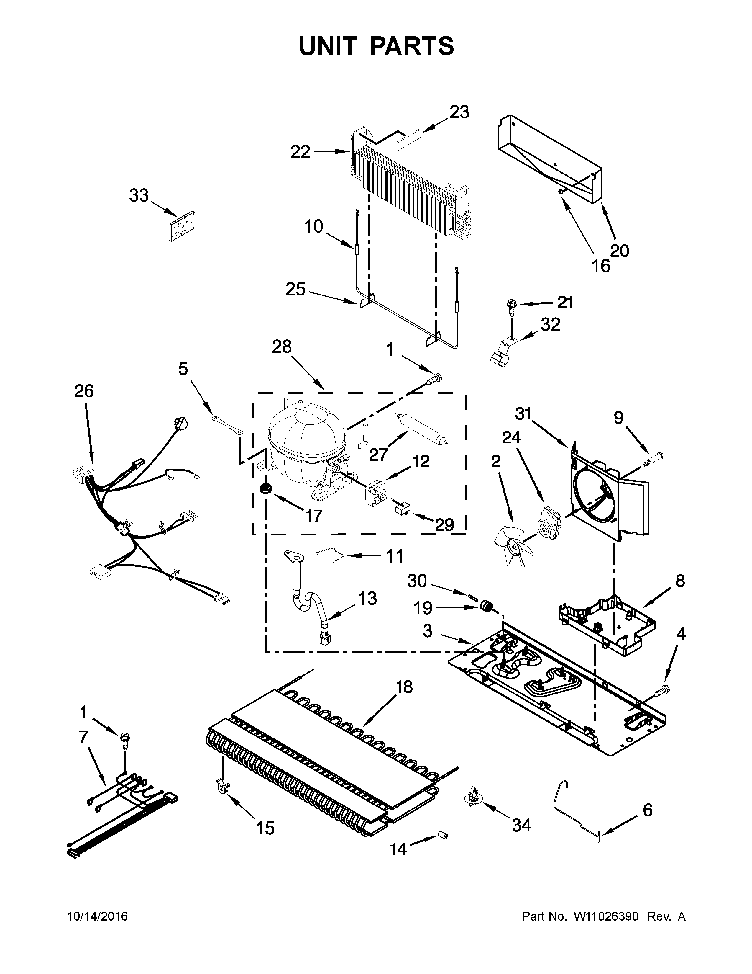 Maytag MBR1957FEZ01 unit parts diagram