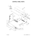 Whirlpool WOC95EC0AB04 control panel parts diagram