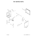Whirlpool WOC95EC0AB04 top venting parts diagram