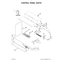 Whirlpool WOC54EC0AB04 control panel parts diagram