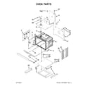 Whirlpool WOC54EC0AB04 oven parts diagram