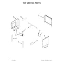 Whirlpool WOC54EC0AB04 top venting parts diagram