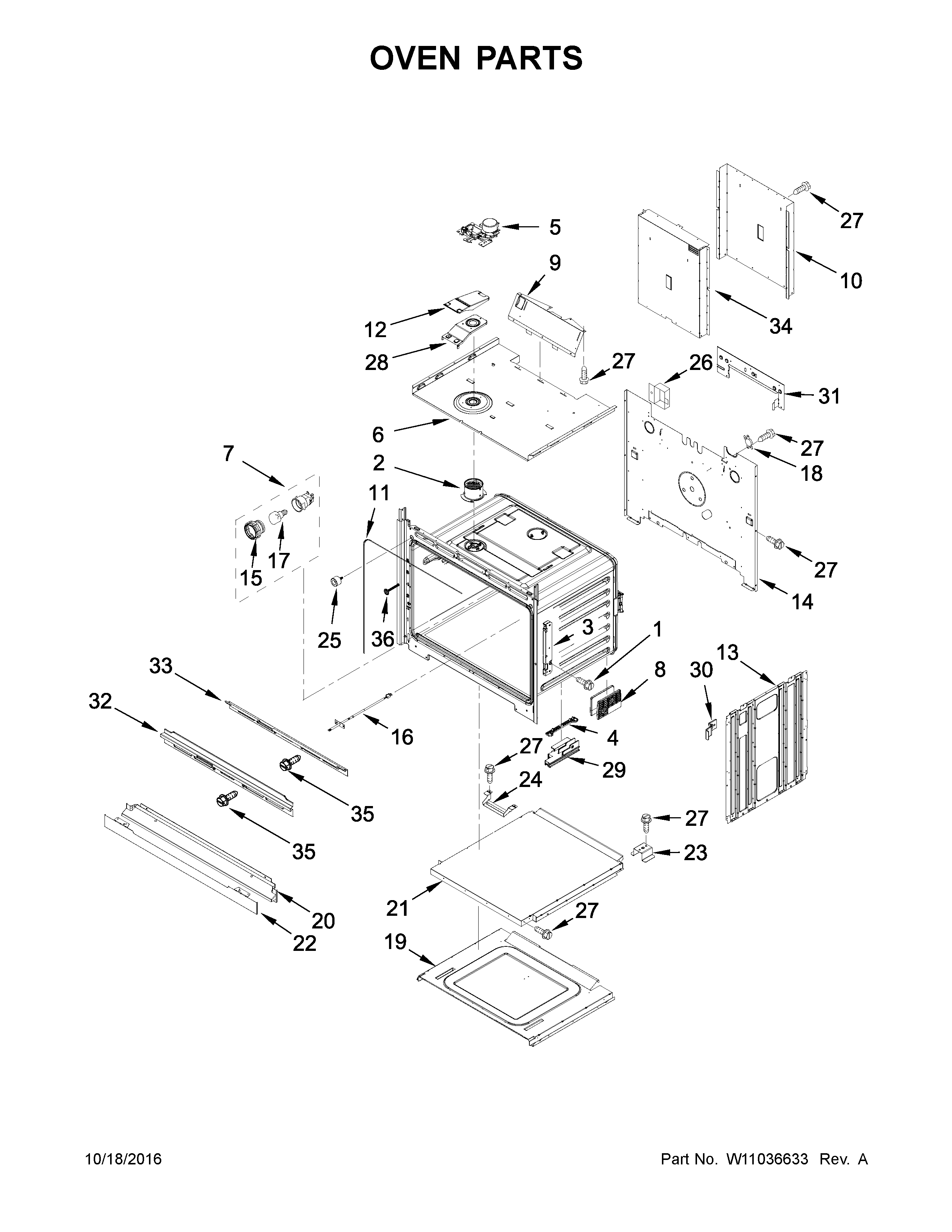 Maytag MEW9627FW01 oven parts diagram