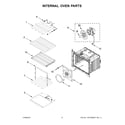 Maytag MEW9530FB01 internal oven parts diagram