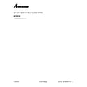 Amana AGS6603SFS0 cover sheet diagram