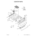 Amana AGS6603SFS0 cooktop parts diagram