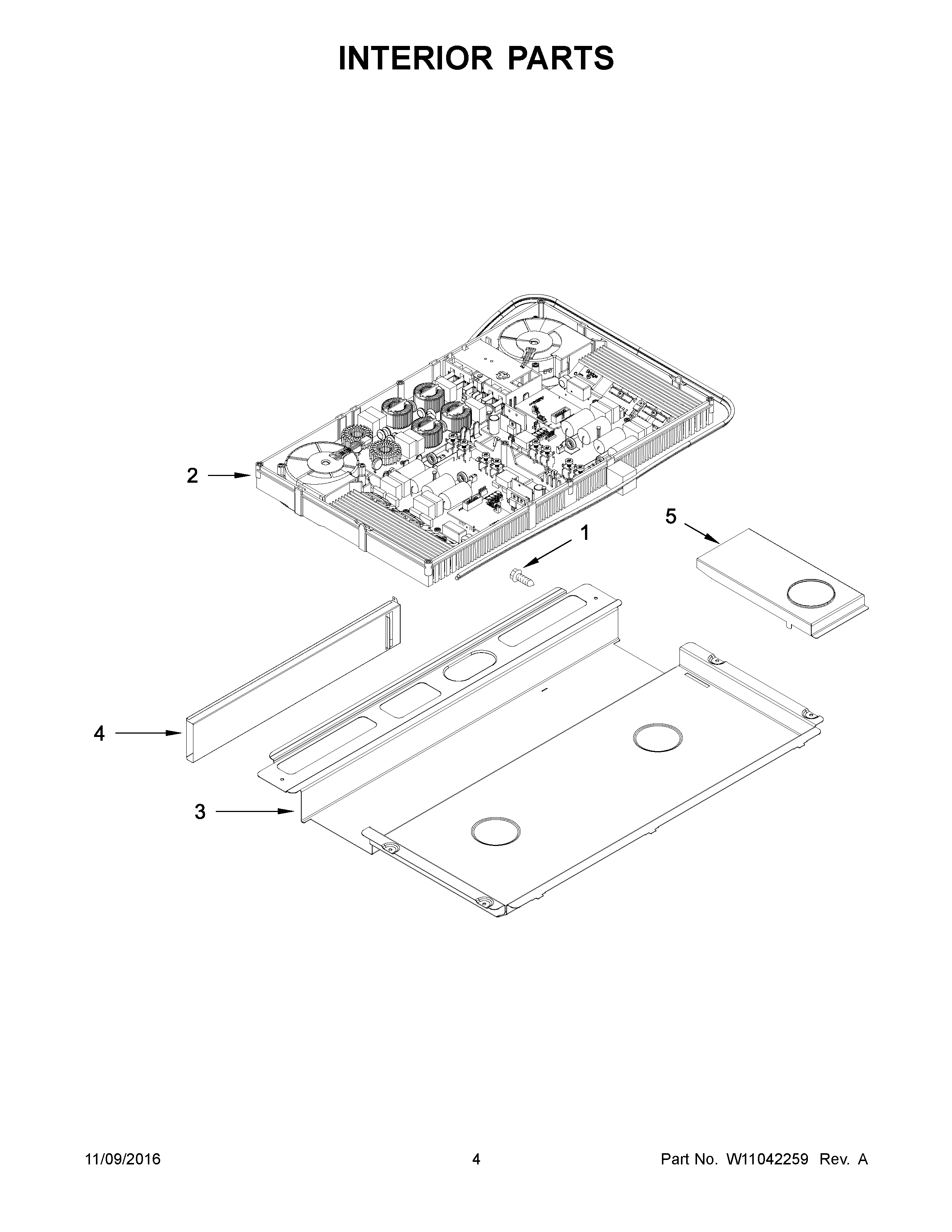 Jenn-Air JIS1450DP1 interior parts diagram