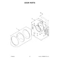 Whirlpool WED9290FW0 door parts diagram
