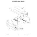 Whirlpool WOS51EC0AS04 control panel parts diagram
