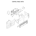 Maytag MGR8650FZ0 control panel parts diagram