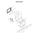 Maytag MGR8650FZ0 door parts diagram