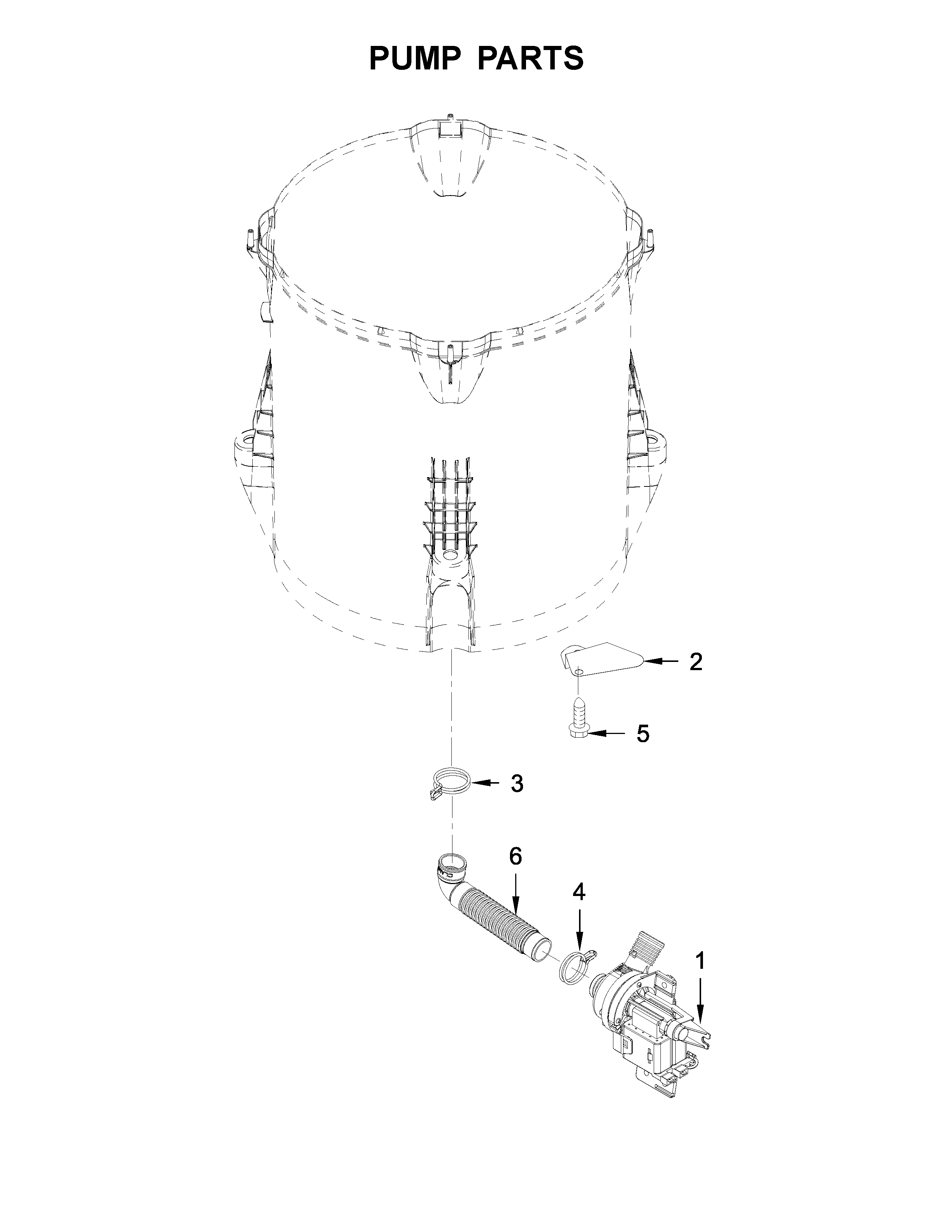 Whirlpool WTW8040DW2 pump parts diagram