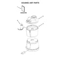 KitchenAid KFC3522QBY0 housing unit parts diagram