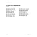 KitchenAid 5KEK1722SAC0 cover sheet diagram