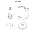 KitchenAid 5KEK1722SAC0 unit parts diagram