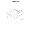 Whirlpool WEG760H0DE0 drawer parts diagram