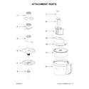 KitchenAid KFP0930TG0 attachment parts diagram