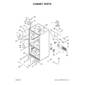 Whirlpool WRF992FIFH00 cabinet parts diagram