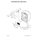 Whirlpool WRF992FIFH00 refrigerator liner parts diagram