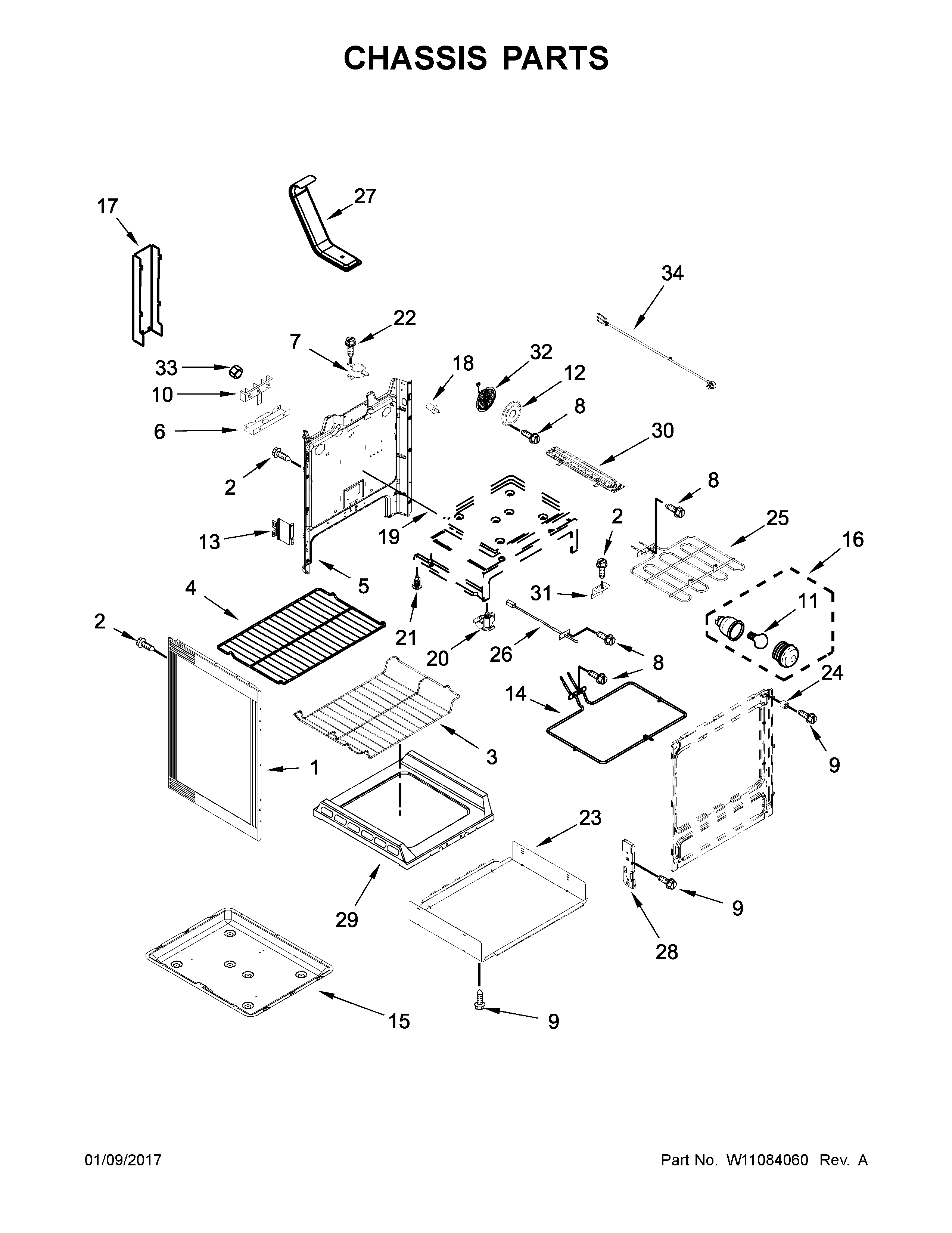 Maytag YMER8650FZ0 chassis parts diagram