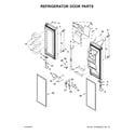 Maytag MFT2778EEZ01 refrigerator door parts diagram
