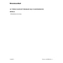 KitchenAid KBFN502EPA02 cover sheet diagram