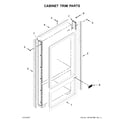 KitchenAid KBBL306ESS01 cabinet trim parts diagram