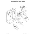 KitchenAid KBBL306ESS01 refrigerator liner parts diagram
