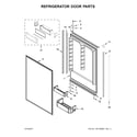 KitchenAid KBBL206EPA01 refrigerator door parts diagram