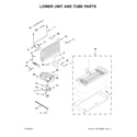 KitchenAid KBBL206EPA01 lower unit and tube parts diagram