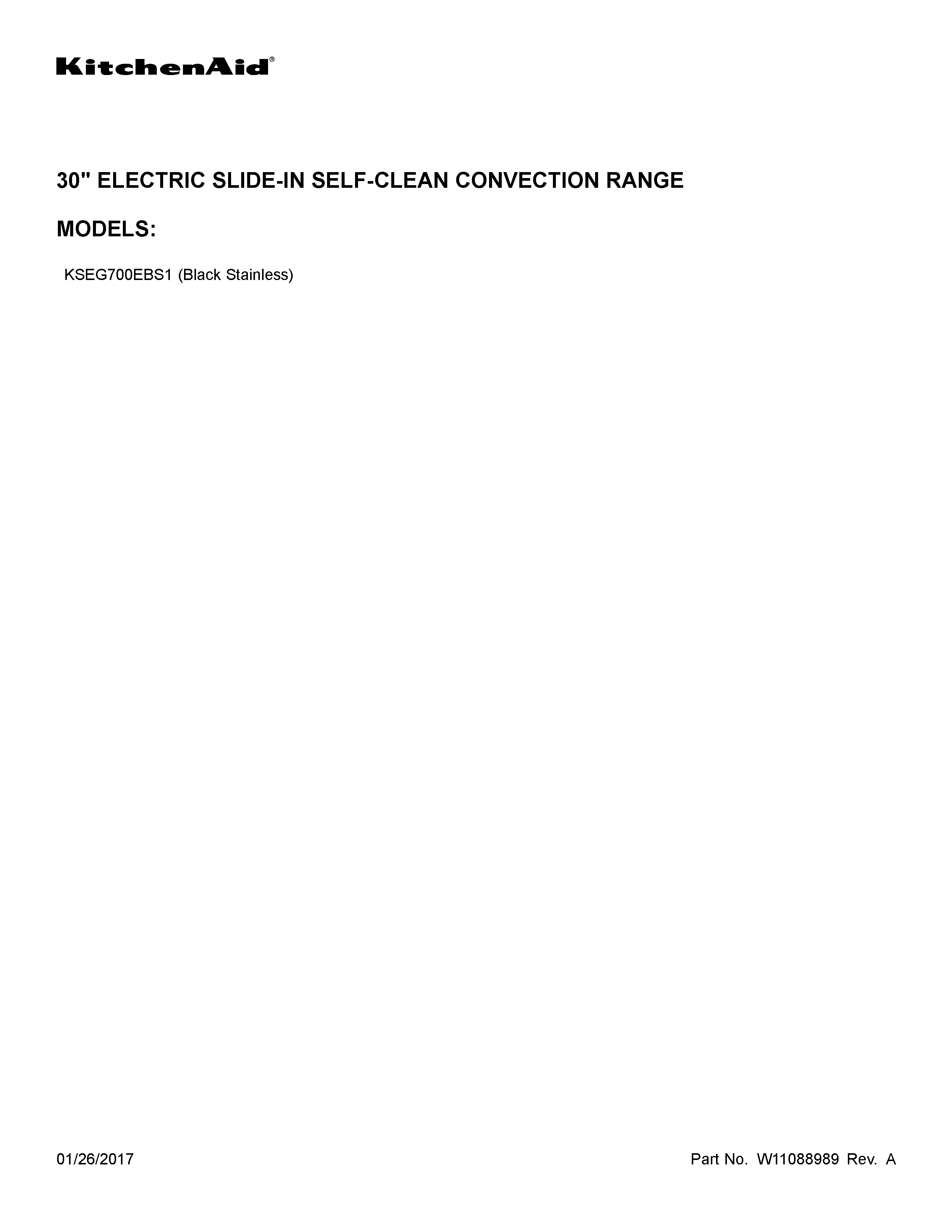 KitchenAid KSEG700EBS1 cover sheet diagram