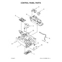 Whirlpool GI15NDXZQ2 control panel parts diagram