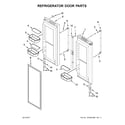 Jenn-Air JFC2290REP00 refrigerator door parts diagram