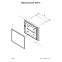 Jenn-Air JFC2290REP00 freezer door parts diagram